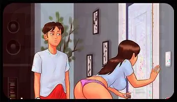 Stepmom Surprises Stepson with Unexpected Pleasure – Summertime Saga #19 | Jazziuu