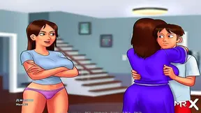 Teen Anime Cutie from Summertime Saga Gets Intimate at Work for Her Husband
