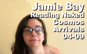 Jamie Bay reading naked The Cosmos Arrivals