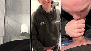 Gay Cruising in Public Toilet
