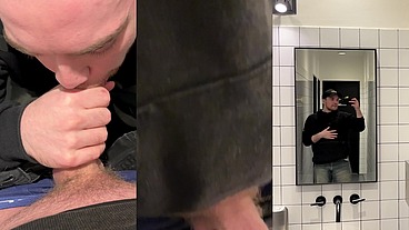 Gay Cruising in Public Toilet