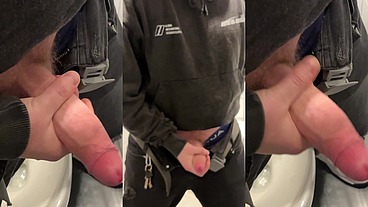 Gay Cruising in Public Toilet