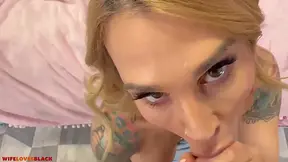 My BBC, EXPERIENCED LADY and amateur girlfriend go wild in a taboo threeway