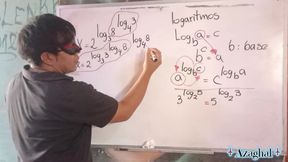 94 Asian Stepdaughter Learns Math