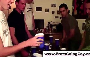 Drinking game for straight teens in gay fraternity