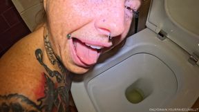 Piss Hungry Slut Gets Used