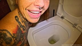Piss Hungry Slut Gets Used