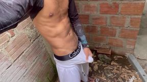 Enjoying Masturbation in Abandoned House