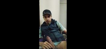 Solo Pleasure in the Bedroom with a Big Cock