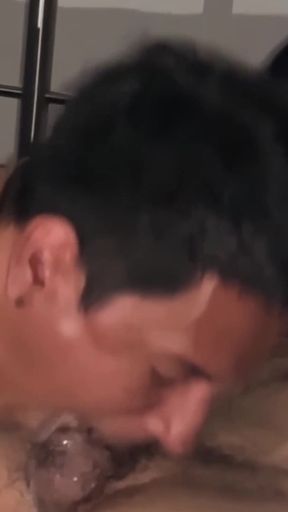 Cuck Kisses Bull as Boyfriend on Cock