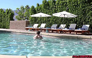 Hot hunk Eric Charming anal fucked by big cock at the pool