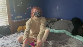 Adorable Obedient Bi-atch Takes Bad Dragon Fake penis (Lad, Trans, Lovely, Baddragon, Gape, Spread out, Cumtube)