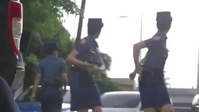 Filipina Policewomen Taken