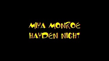 Hayden Night and Miya Monroe Share Lee Stone Creampie Threesome