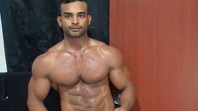 hot Steamy Naked Sultry Muscle & Muscles Flex Posing◄