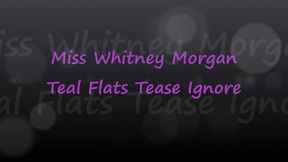 Whitney Morgan: Teal Flats Tease And Ignore