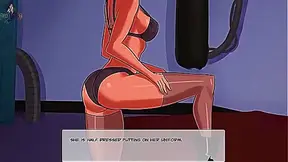 Curvy Manga Muse Seduces Superman Batman in Hot Tryst