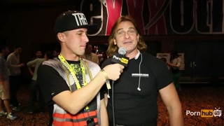 PornhubTV Jessy Jones &amp; Evan Stone Interview at eXXXotica 2014