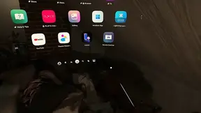 HOT MOM mother and daughter-in-law explore intimate toys in VR during a play date