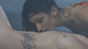 Rozaliya Andonova (Karry) & Mariana Zhizhanova (Mashiara in ETV) Bulgarian models nude show TV performance - Rозалия Андонова и Мариана Жижанова голи на ТВ