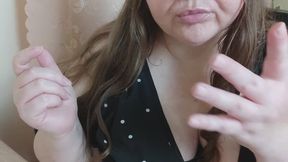 BITING MANICURE FINGERS THERAPY!