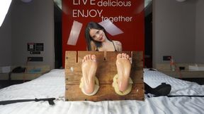 Tiny Ticklish Feet (Sara's First Tickle Session) HD