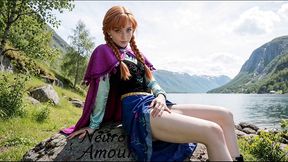fucked redhead anna — then her long-haired blonde friend rapunzel came over (ai video)