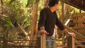 Hot MILF in the park with a stranger