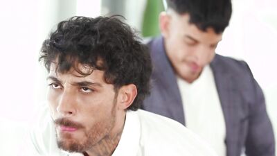 Markin Wolf's Resistence against Big Dick Randhy Junior: Hot Anal Masturbation with Tattooed Big Cock