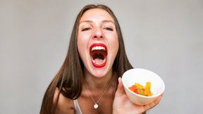 Open Mouth Jelly Bear Feast