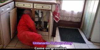 Sink Slave Minion Gushing Choked Chastity Crushed by Ebony Femdom