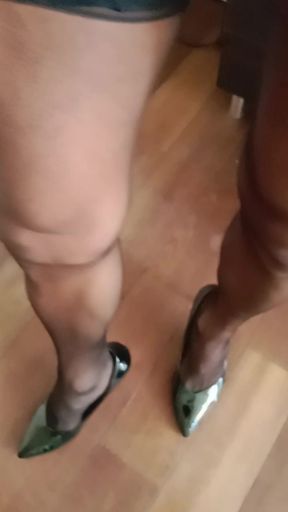 My legs in heels