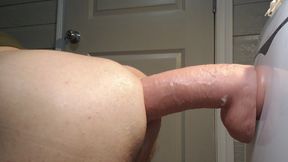 Stretching my ass whit huge 15 inch king cock dildo 3 inch wide