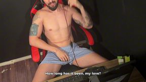 homem dominador hetero em chamada secreta com a casada - solo jerk off cumshot