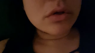 Sucking my 8 inch dildo during a vape - thinking of your cock 🖤