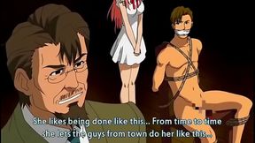 Maid Servant Pleasures Mysterious Strangers in Steamy Hentai Encounter