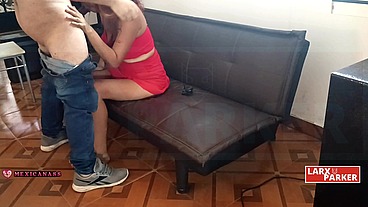 CASTING COUCH ESTELA ERNI Hermosa señorita me chupa la pinga haciendo garganta profunda me encanto // ESTELA ERNI Beautiful young lady sucks my cock doing deep throat I loved it TOP VIEW 02