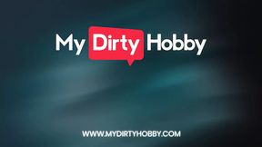 Lina_Vie Admires Her Lover's Dick&#x1F346;; Offers Him Peek at Her Boobs, Then Receives a Load - MyDirtyHobby