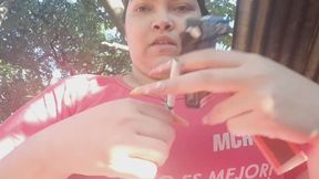Smoking my first cigarette of the week