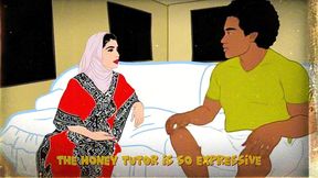 arab hottie tutor: english lessons & seductive secrets - 3:43 minutes of sizzling animation