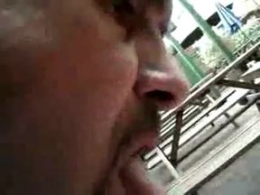 Big Cock Self-Suck Outdoors