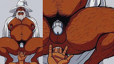 The old wizard of the kingdom likes to give his ass to the subjects of the castle. Anime Hentai Fantasy