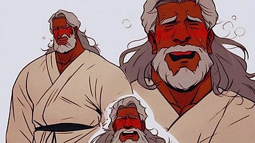 The old wizard of the kingdom likes to give his ass to the subjects of the castle. Anime Hentai Fantasy
