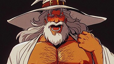 The old wizard of the kingdom likes to give his ass to the subjects of the castle. Anime Hentai Fantasy