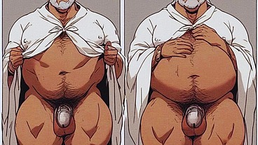 The old wizard of the kingdom likes to give his ass to the subjects of the castle. Anime Hentai Fantasy