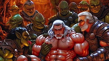The old wizard of the kingdom likes to give his ass to the subjects of the castle. Anime Hentai Fantasy