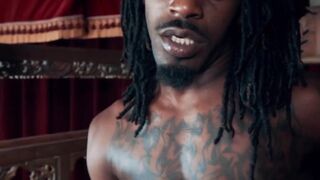 Black Monster Dick - Big Black Guy Stroking His Huge Ebony Penis