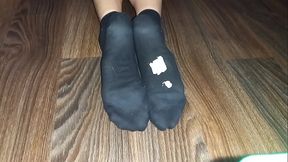 Socks playing with butter p1