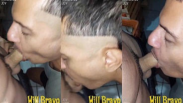 Chupei gostoso piru do novinho que trabalha comigo escondido no estoque do sacolao