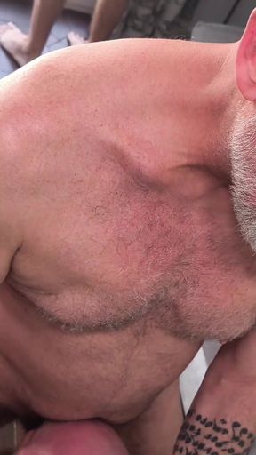 Tattooed Hairy German Pig Fucked Deep by Hung Xxl Daddy